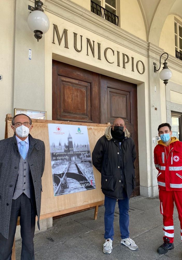 I giovani della Cri di Trecate commemorano le vittime della Shoah