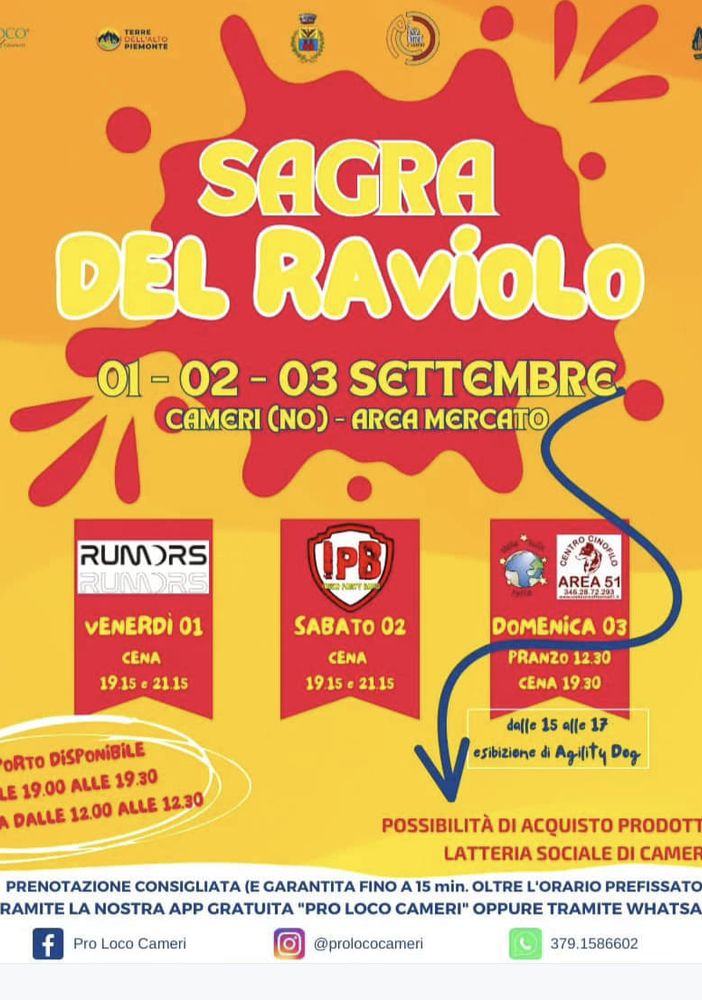 Torna a Cameri la &quot;Sagra del Raviolo&quot;