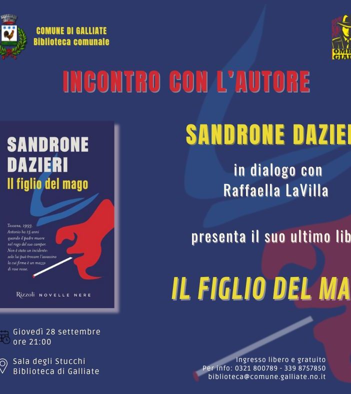 Sandrone Dazieri ospite a &quot;Ombre gialle&quot;