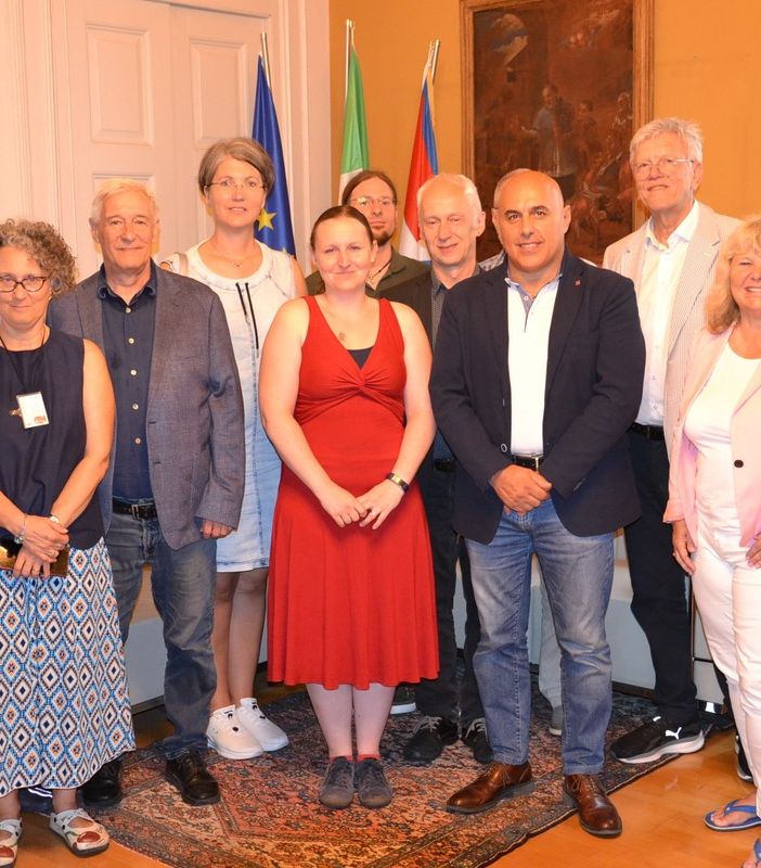 A Palazzo Tornielli  la delegazione tedesca per il progetto Erasmus+ sui migranti adulti