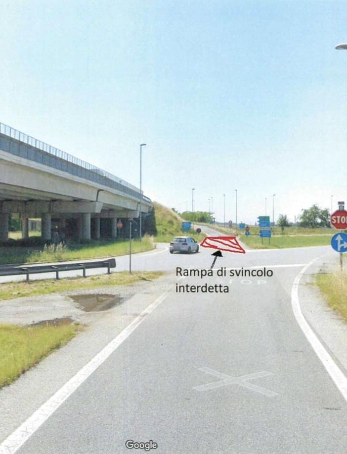 Cameri: modifica all'accesso della tangenziale per Novara