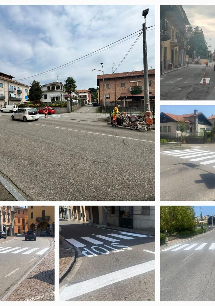 Romagnano Sesia: proseguono i lavori sulla segnaletica stradale