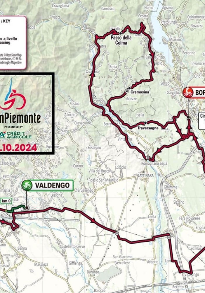 Carpignano Sesia: chiusura temporanea di via Torino e via Lunati per la Corsa Ciclistica Gran Piemonte
