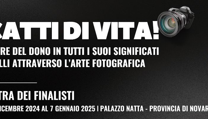 A Palazzo Natta la premiazione del concorso e la mostra fotografica &quot;Scatti di vita&quot;