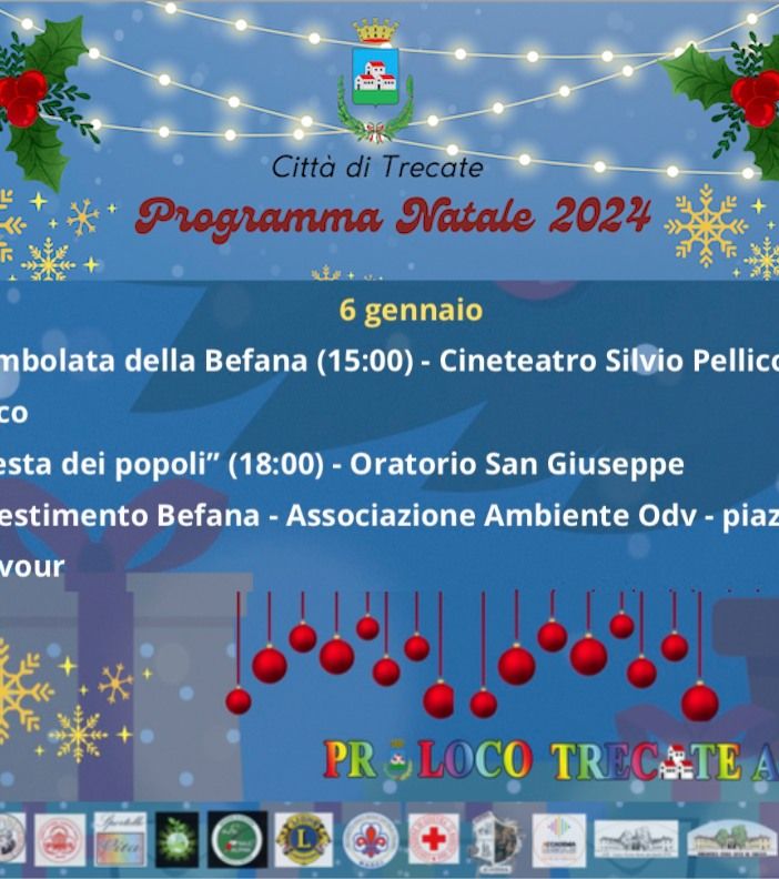 Epifania a Trecate: chiudono gli appuntamenti natalizi con una giornata di eventi per tutti
