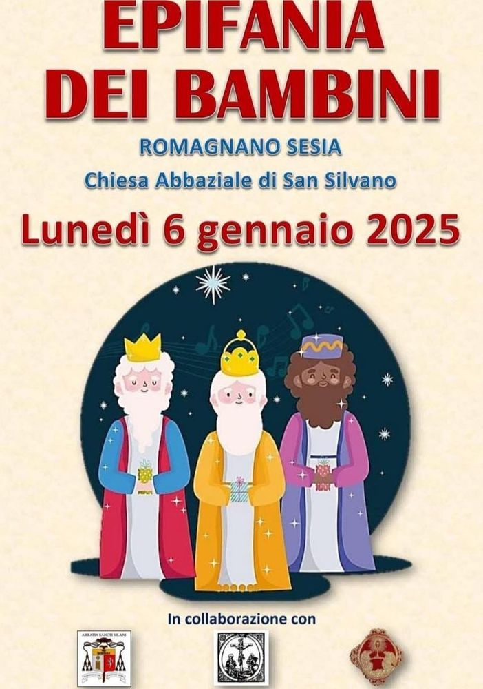 Epifania dei bambini: festa nella Chiesa Abbaziale di San Silvano a Romagnano Sesia