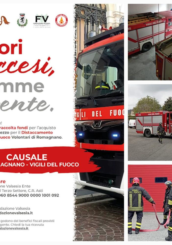 Romagnano Sesia, nuovo portone per la caserma dei vigili del fuoco
