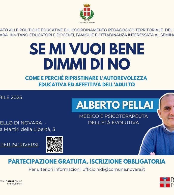 &quot;Se mi vuoi bene dimmi di no&quot;: Seminario sulla crescita e l'autonomia dei bambini