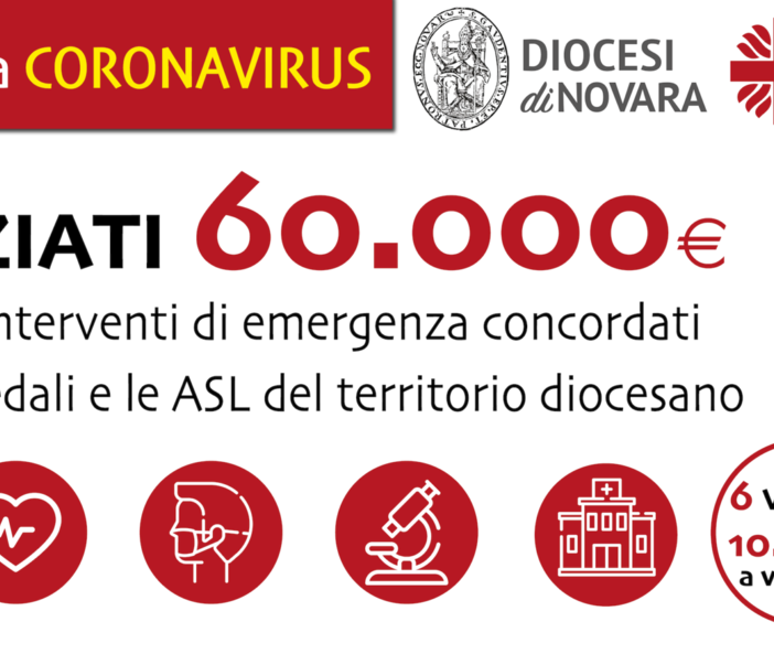 Emergenza Covid-19, la Diocesi di Novara stanzia 60 mila euro
