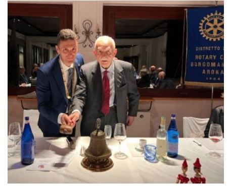 L’ingegner Andrea Saini guiderà è il nuovo presidente del Rotary Club Borgomanero-Arona