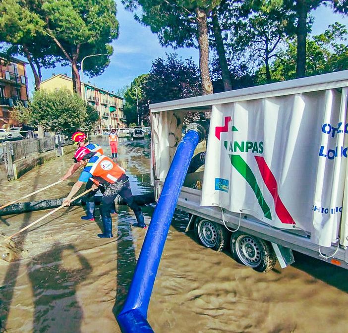 Alluvione, i volontari di Anpas Piemonte in partenza per l'Emilia Romagna