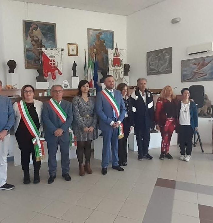 ‍Delegazione trecatese presente ad Amendolara per i festeggiamenti patronali in onore di San Vincenzo Ferreri