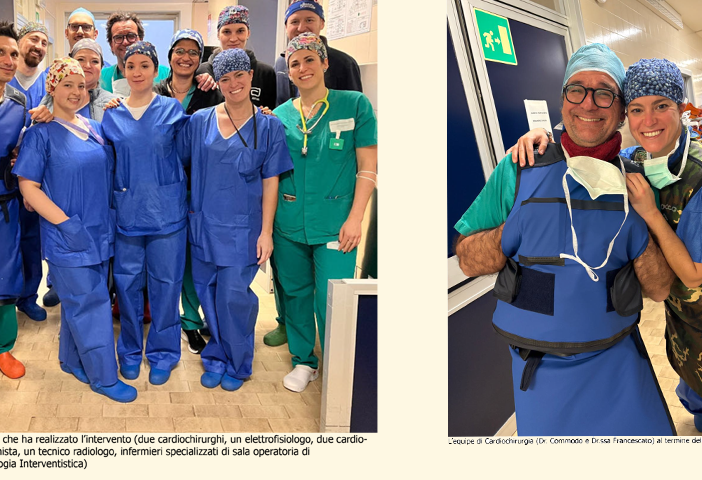 Cardiochirurgia innovativa all’Aou di Novara: un intervento di successo su paziente con endocardite