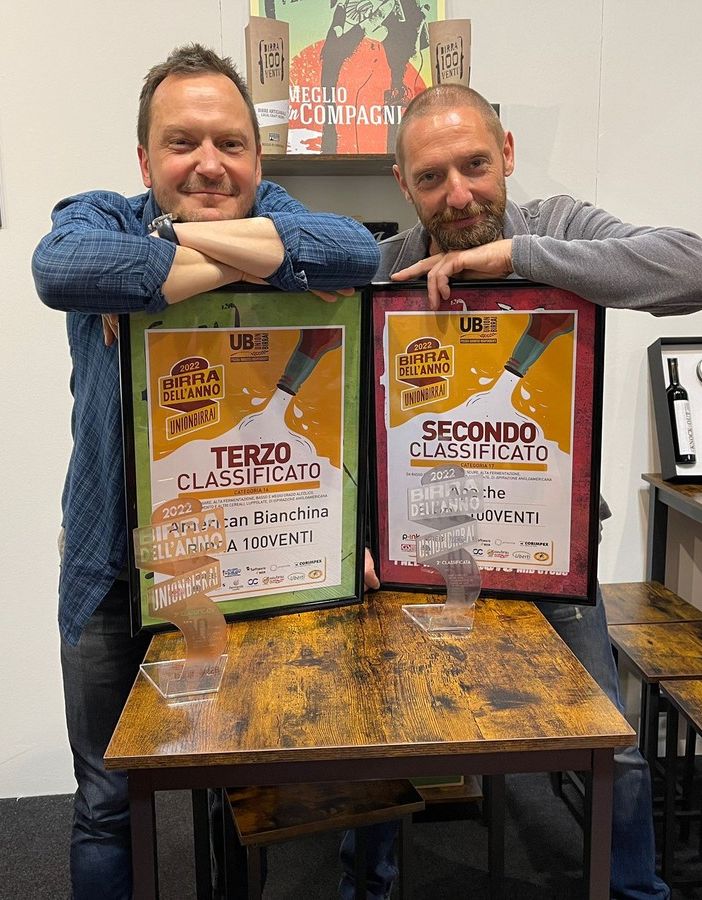 Due successi per Birra 100Venti a 'Birra dell’Anno'