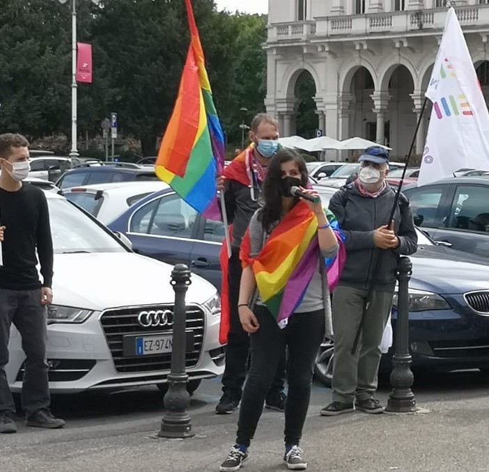 Anche a Novara in piazza per il DDL Zan FOTO