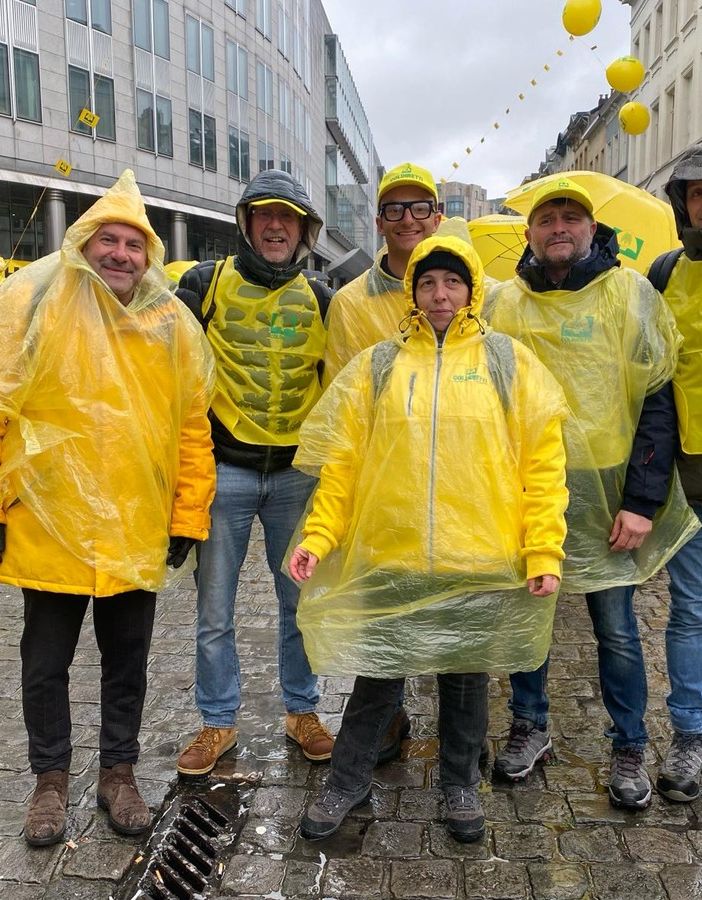 Coldiretti Novara-Vco in piazza a Bruxelles per stop burocrazia e misure urgenti per reddito imprese