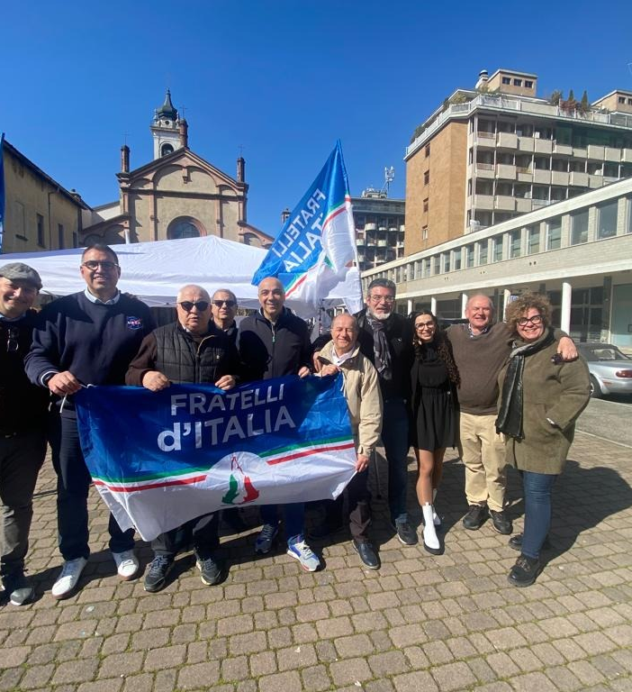 Fratelli d'Italia ha incontrato i cittadini del quartiere San Martino durante il tour nei quartieri di Novara