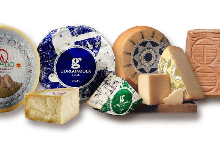 La tournée spagnola di asiago, gorgonzola, pecorino sardo e taleggio, quattro grandi formaggi italiani dop