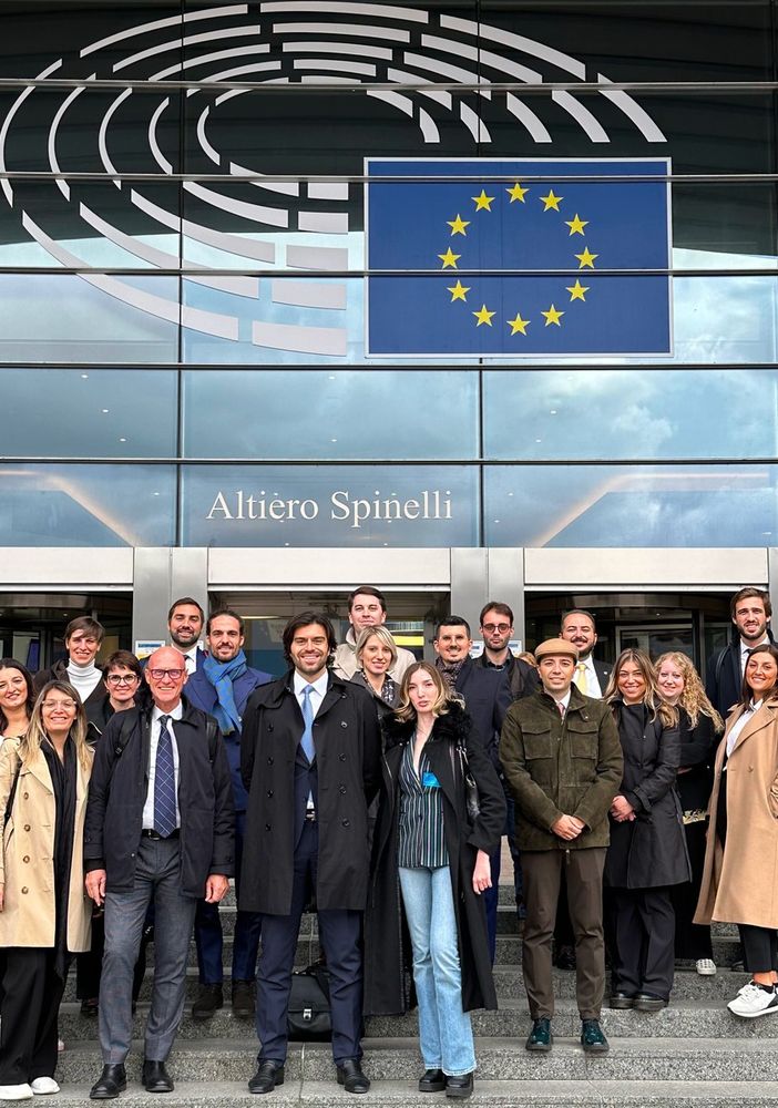 I Giovani Imprenditori alla sede del Parlamento europeo a Bruxelles