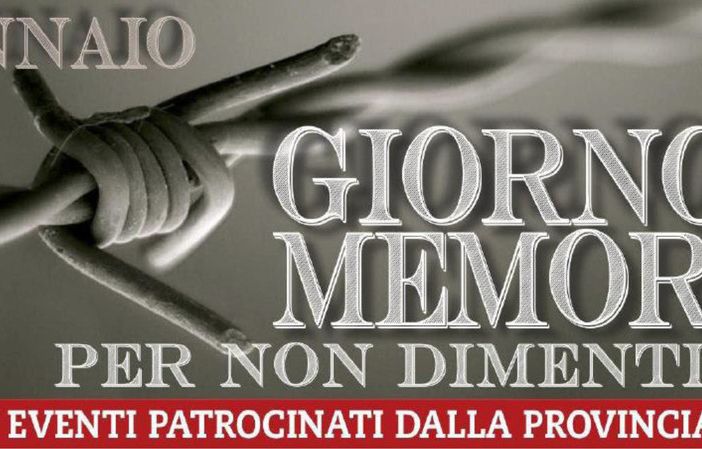 Le iniziative per la Giornata della Memoria di tutta la provincia