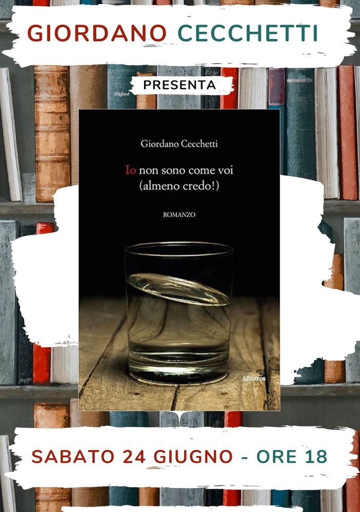 Giorda Cecchetti presenta il suo libro &quot;Io non sono come voi (almeno credo!)&quot;
