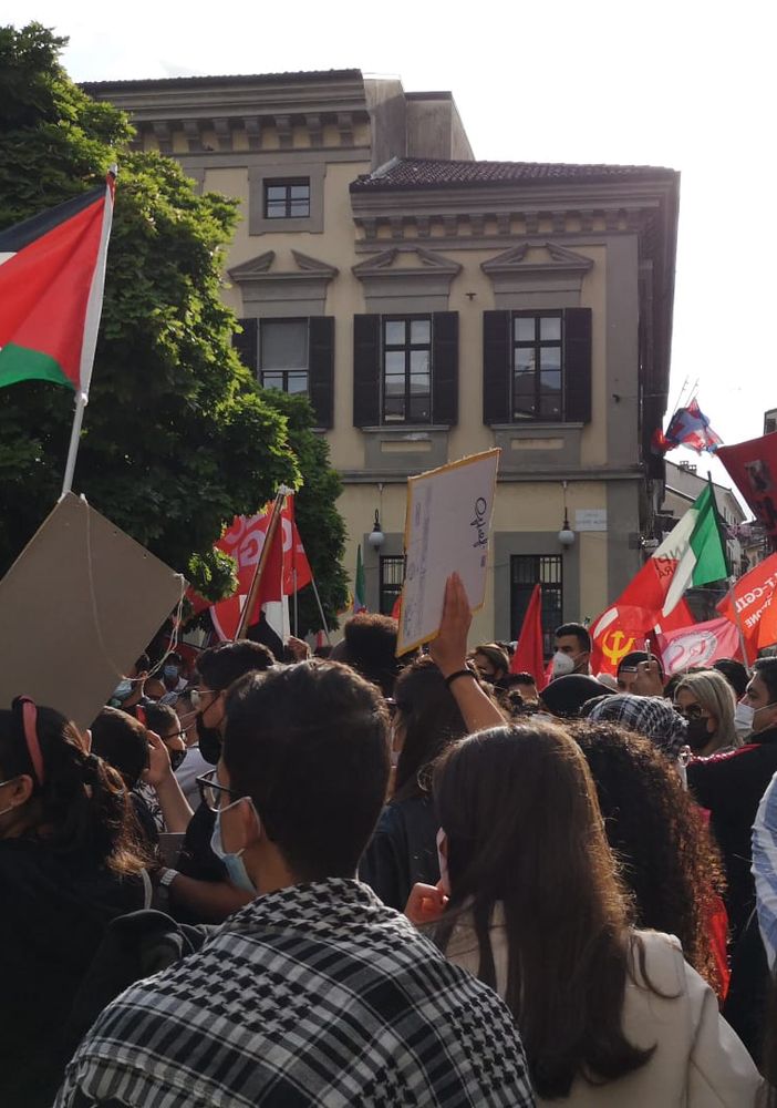 Questa sera presidio per la libertà della Palestina  in piazza Matteotti