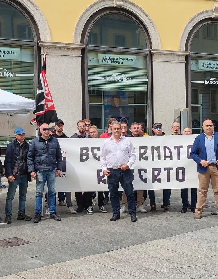 Forza Nuova contro il Pd novarese: &quot;Noi siamo liberi di manifestare le nostre idee 365 giorni l'anno&quot;