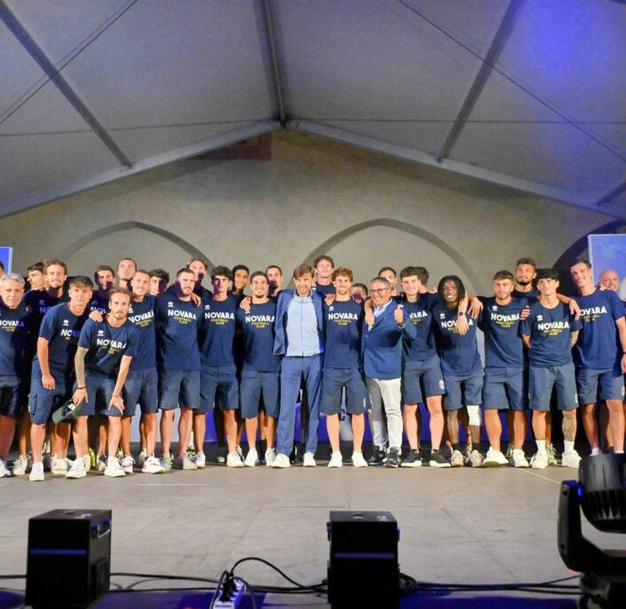 Novara 2024-25: presentazione in grande stile al Broletto