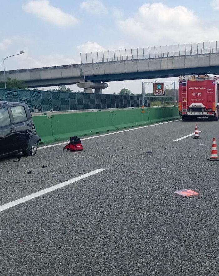 Incidente sull'autostrada A4: conducente ferito trasportato in elisoccorso