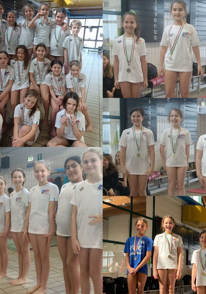 La Libertas Nuoto Novara brilla nel sincro: dominio a Torino e successi a Verona