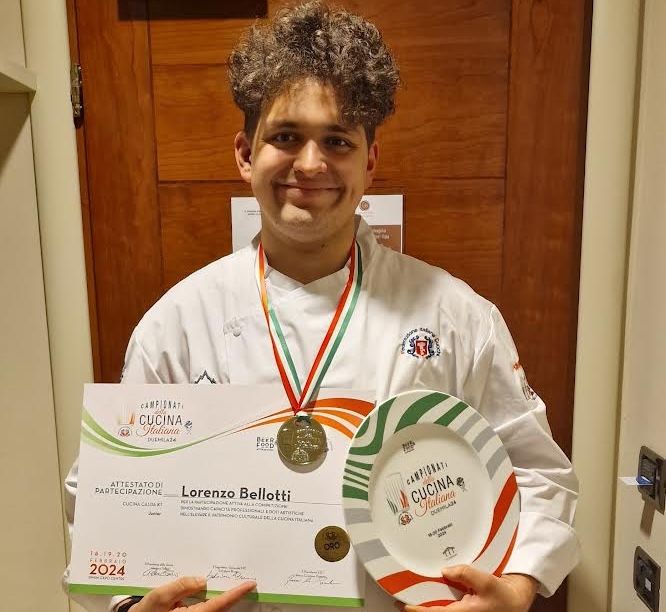 Lorenzo Bellott, dai banchi del Ravizza alla vittoria dei campionati di cucina italiana