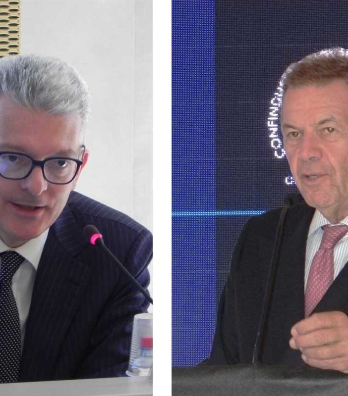 Nella foto a sinistra Carlo Mezzano a destra Gianni Filippa