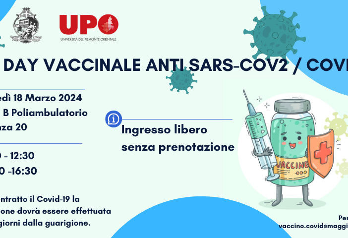 Open Day Vaccinale contro il Covid-19 al Maggiore di Novara