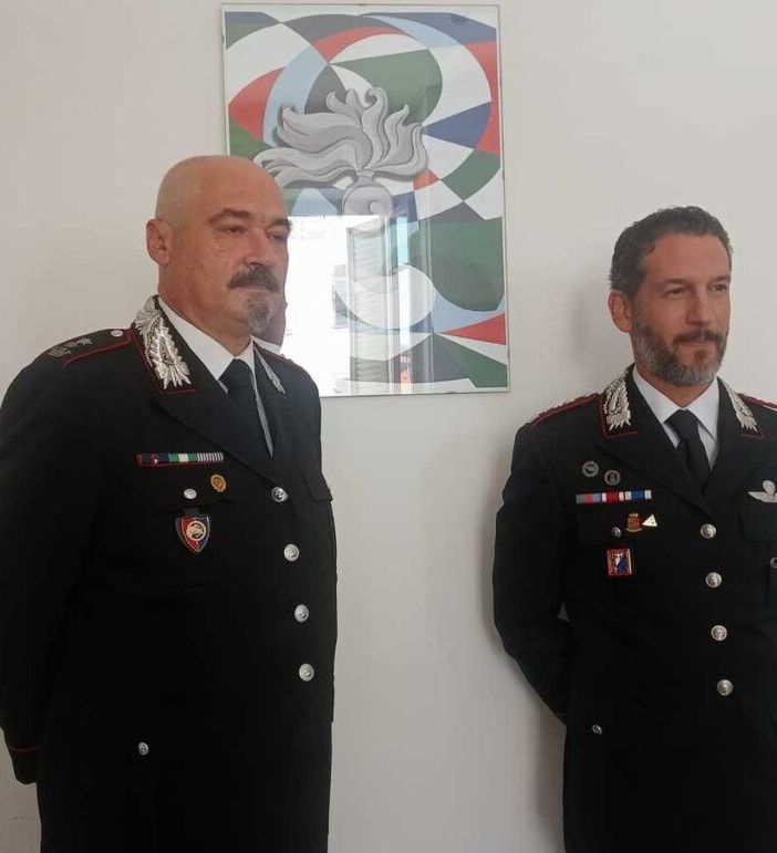 Il colonnello Emilio Palmieri assume il comando provinciale dei Carabinieri di No