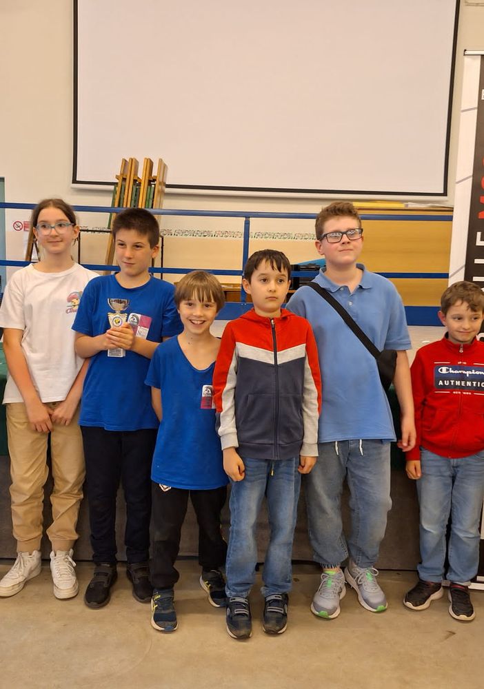 Campionati regionali giovanili di scacchi, novarese u12 terza classificata