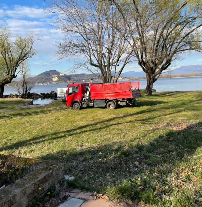 Pulito il Lido di Arona, la soddisfazione di Gusmeroli