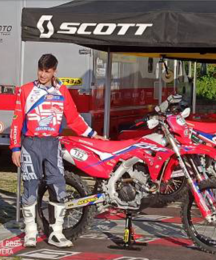 Il borgomanerese Stefano Pastore ottavo al campionato italiano motorally
