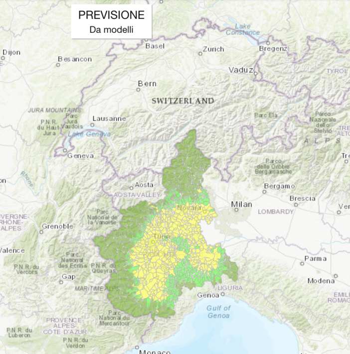 Piemonte, qualità dell'aria a portata di smartphone