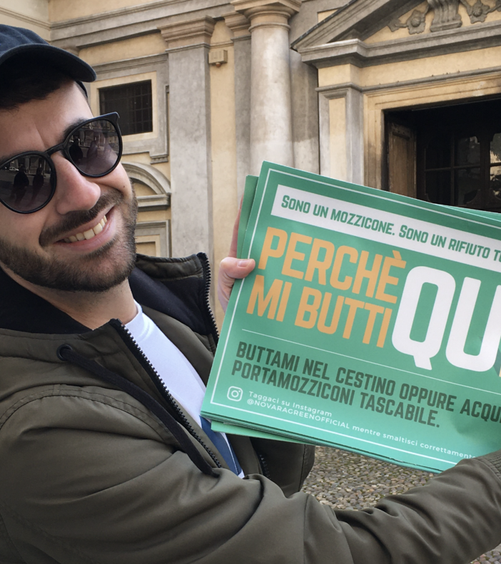 Novara Green al Festival della Salute 2023: tutti insieme contro i mozziconi di sigarette abbandonati