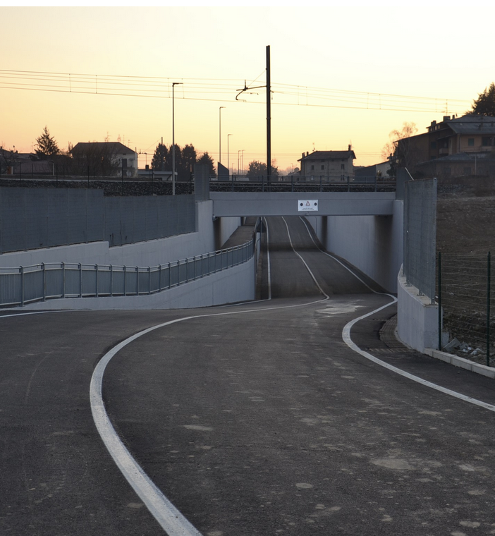 Borgomanero: divieto per pedoni e ciclisti nei tratti vicini al sottovia