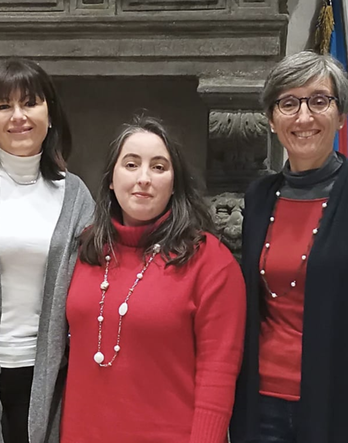 In foto da sinistra Monica Perroni, Erika Vallera, Emanuela Sarzotti
