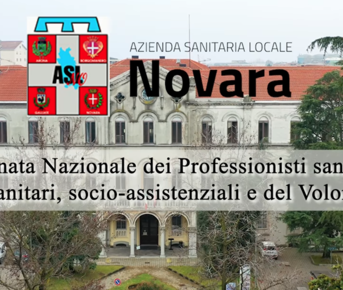 Un video dell'Asl Novara per promuovere la Giornata dei professionisti sanitari