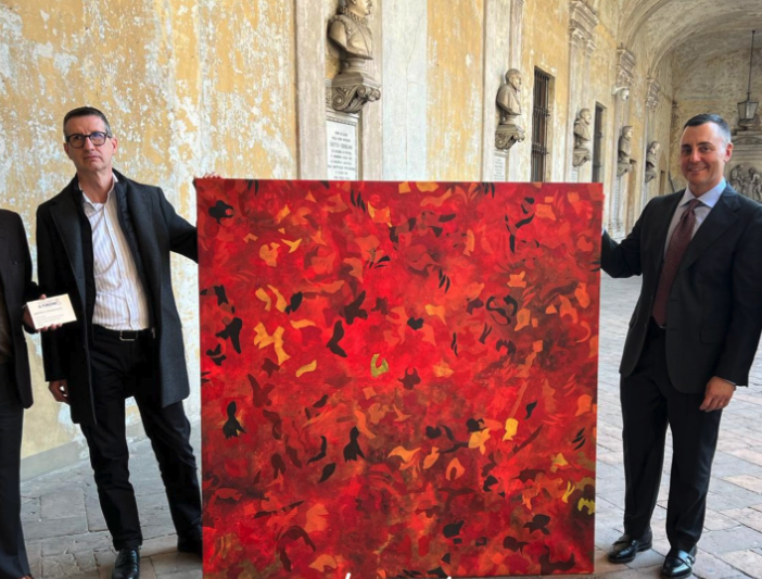 &quot;Il Timone&quot; regala un quadro all'Ospedale Maggiore di Novara