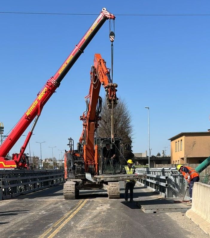 Nuovo ponte sul Terdoppio: completato lo spostamento