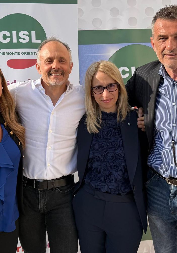 Elena Ugazio riconfermata alla guida della Cisl del Piemonte Orientale