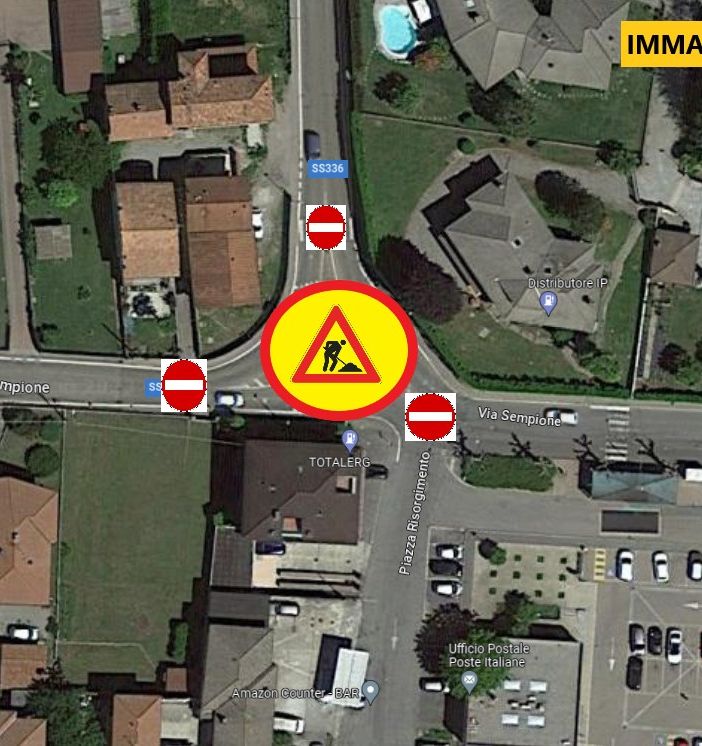 Modifiche alla viabilità all'ingresso di Varallo Pombia