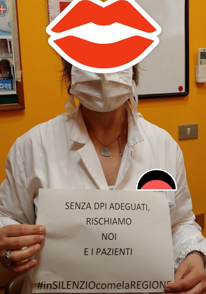 Riuscito il flash mob del personale sanitario degli ospedali piemontesi