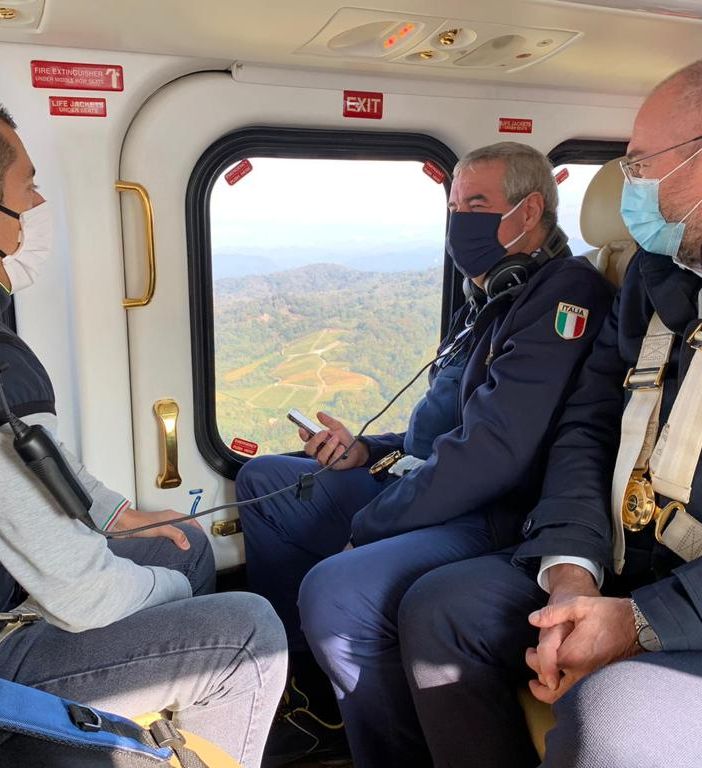 Alluvione, concluso il sopralluogo in Piemonte del capo della protezione civile Borrelli