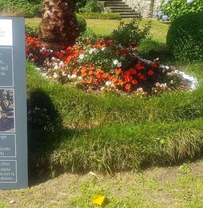 Inaugurata all'istituto Bonfanti un aiuola in memoria di Giulia Maria Crespi