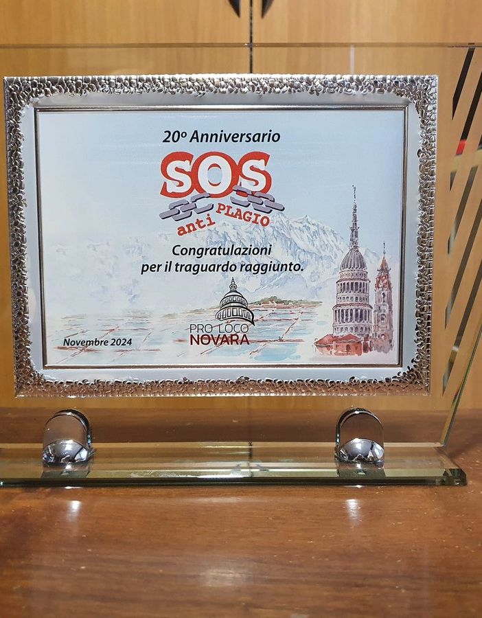 Vent'anni di Sos Antiplagio: un traguardo di impegno e solidarietà